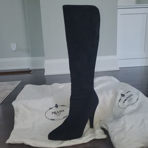 Authentic Prada Suede boots